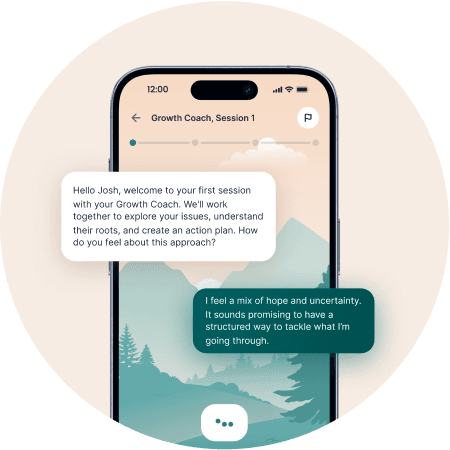 Welcome slide 1 of 3: Feel calmer
